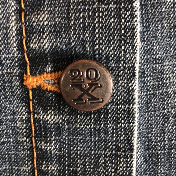 Authentic Brand 20X Jean Jacket Stud collar size Medium - Picture 9 of 9